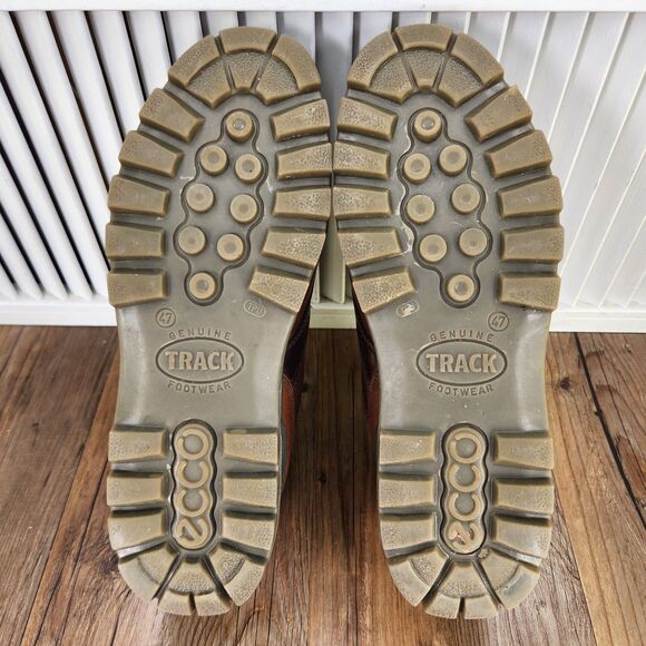 ECCO Track 25 Low GTX Mens Sz 14 Brown Leather Waterproof Gore-Tex Hiking Shoes - Picture 7 of 9